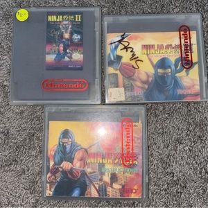 Ninja Gaiden 1 2 and 3 for Nintendo NES